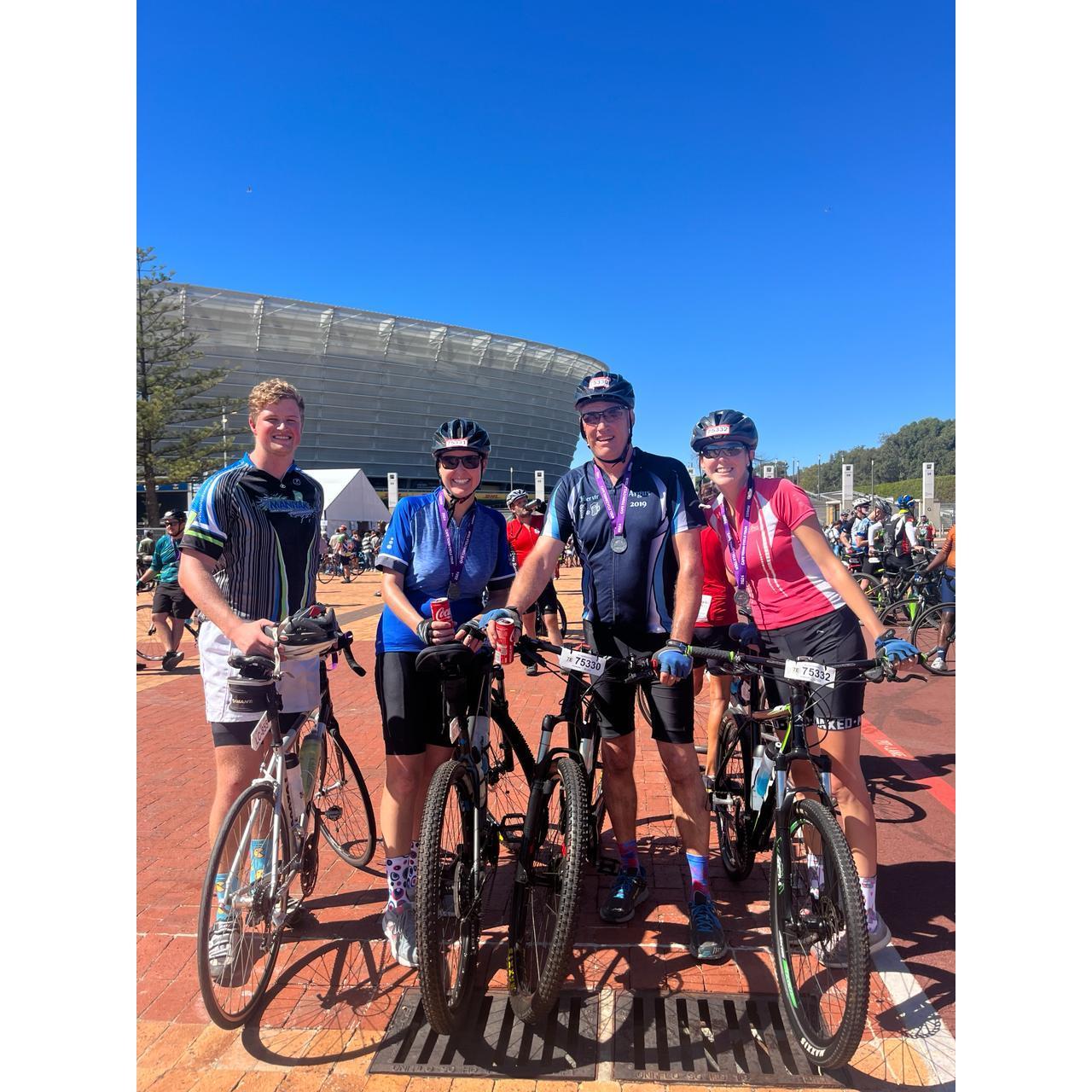 Our first Cape Town Cycle Tour together
