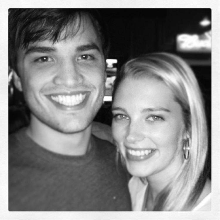 This is the first picture taken we took together. We were with friends at the beach bars in Wrightsville Beach.