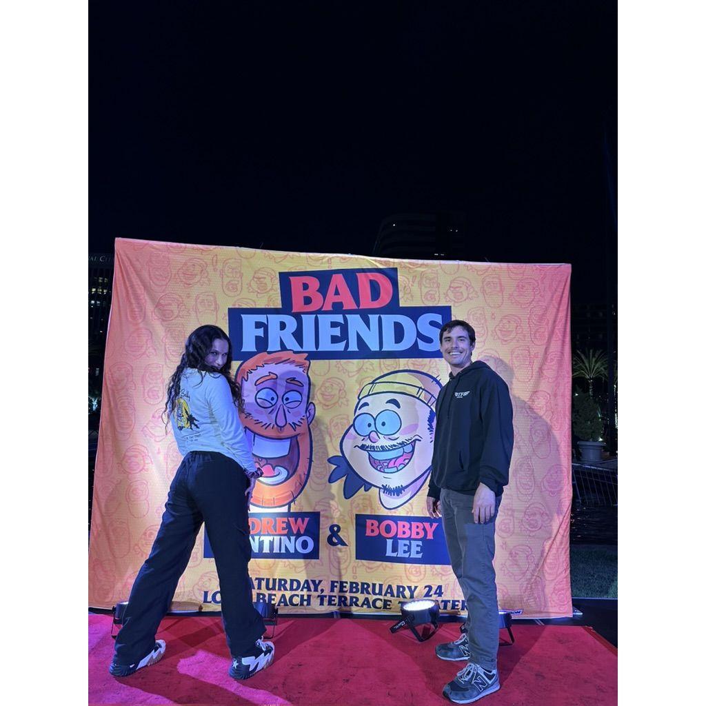 Seeing some of our favorite comedians live "Me walking down the street" #iykyk