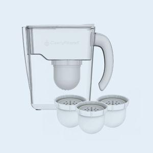 Water Pitcher & Filter 3 Pack | Clearly Filtered Water Pitcher | Remove Water Contaminants