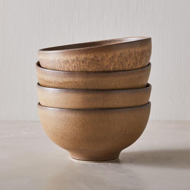 Kanto Collection Ramen Bowl Warm Sand Matte Set of 8 BOM