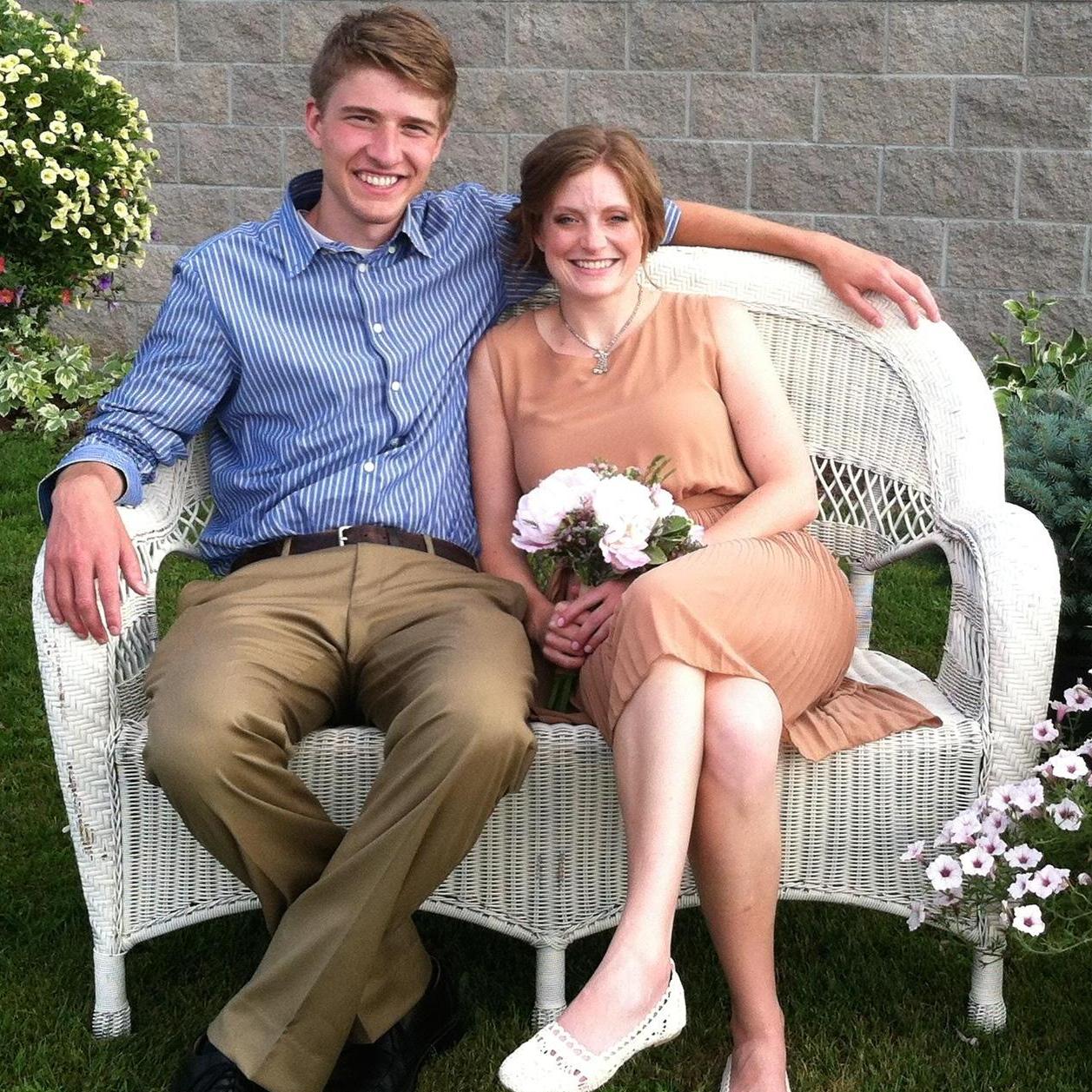 Our first wedding together. June 2014.