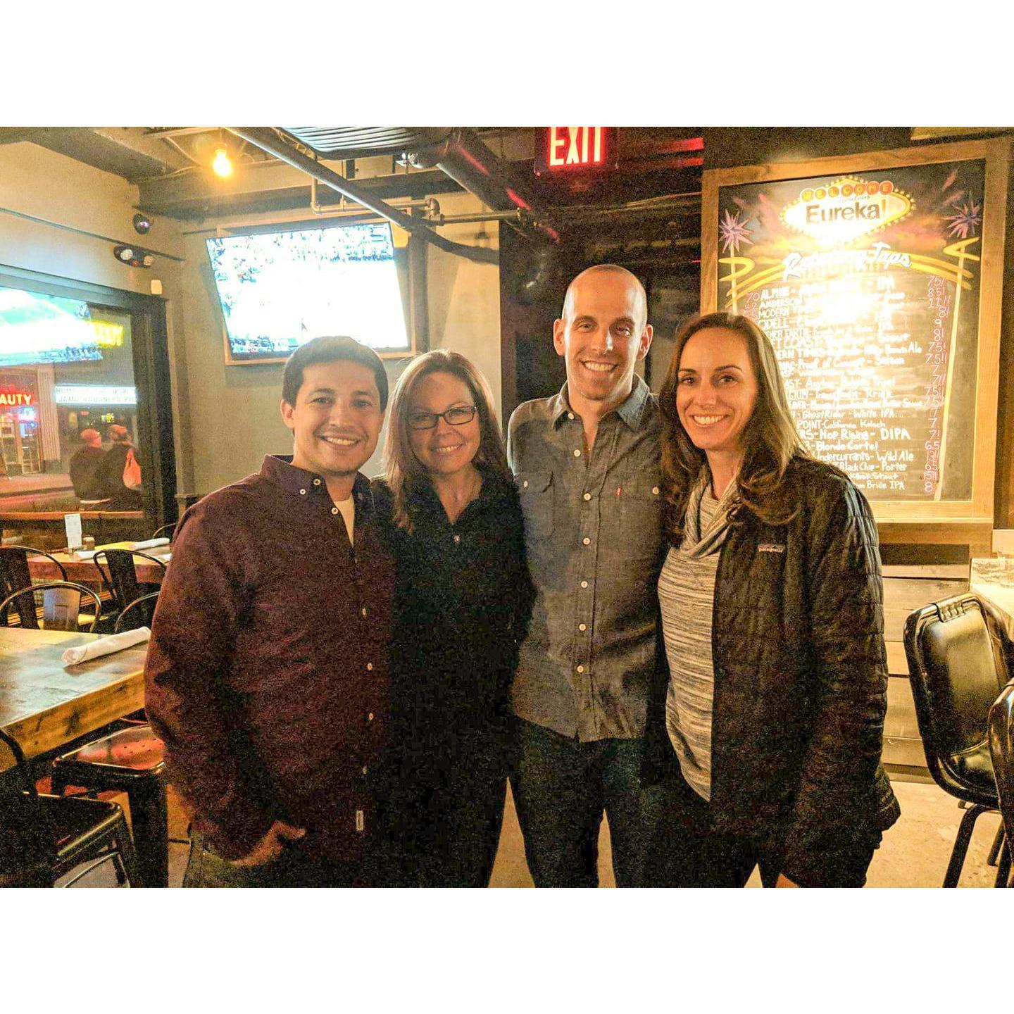 Chris, Amy, Jeremy & Molly Kettle, friends who came out of Zappos. We were so lucky to be in attendance at their surprise wedding in Vegas.