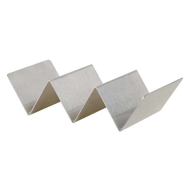 Winco Taco Holder, Stainless Steel, 2-3 Slots - Pack of 3