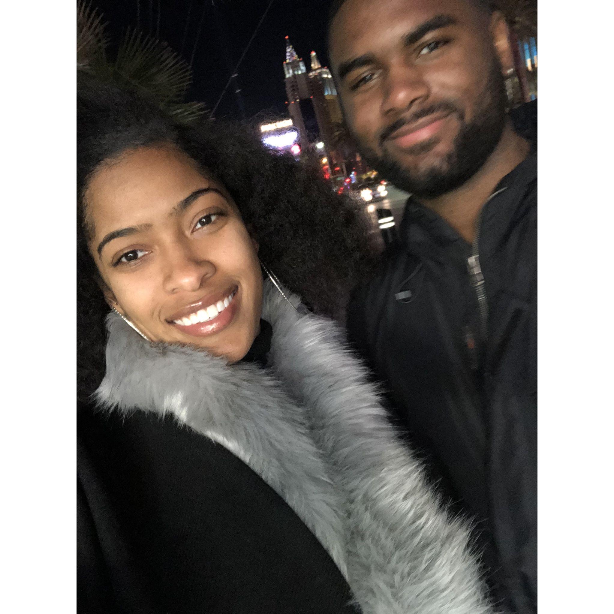 Our first trip to Vegas in 2017.