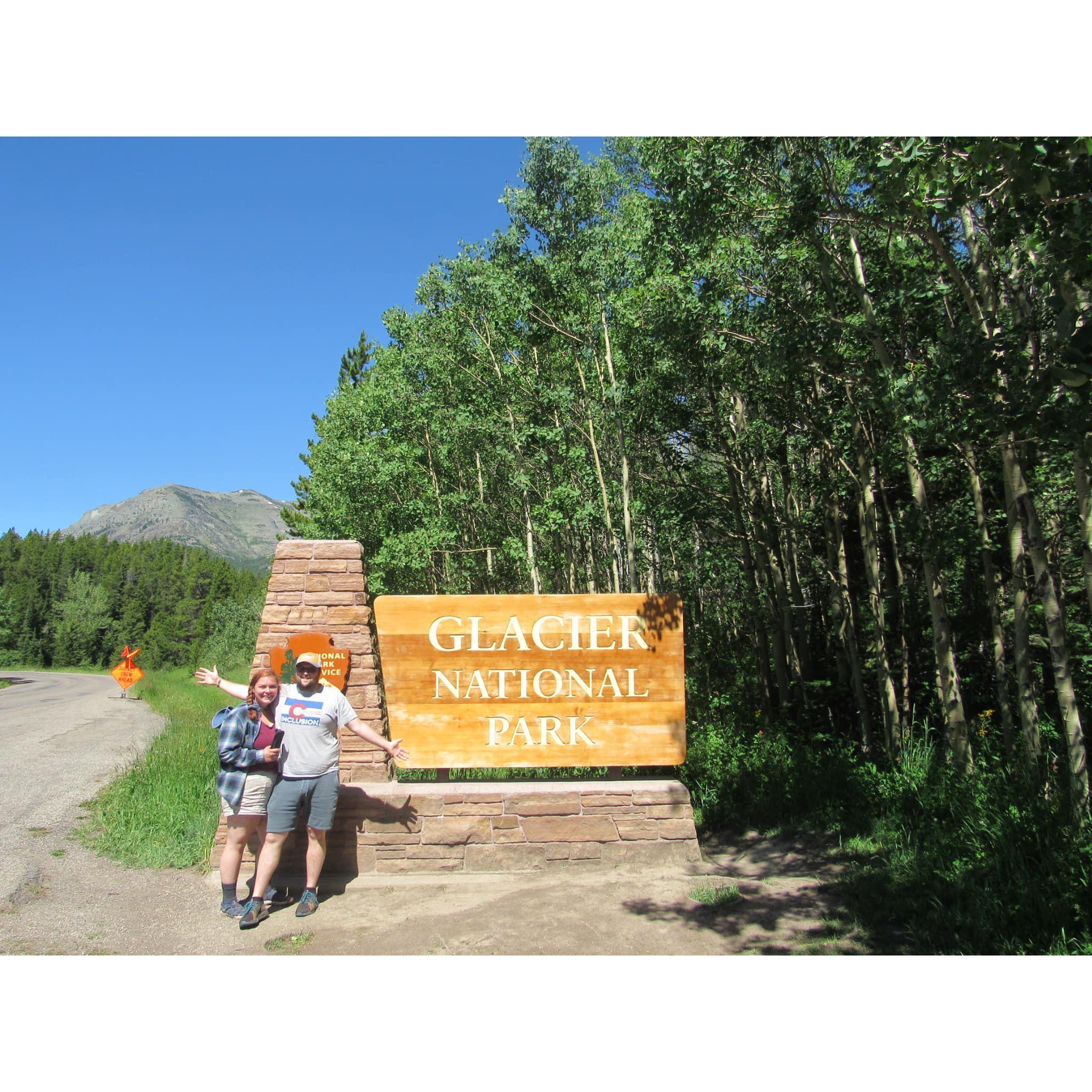 Our first time in Glacier National Park