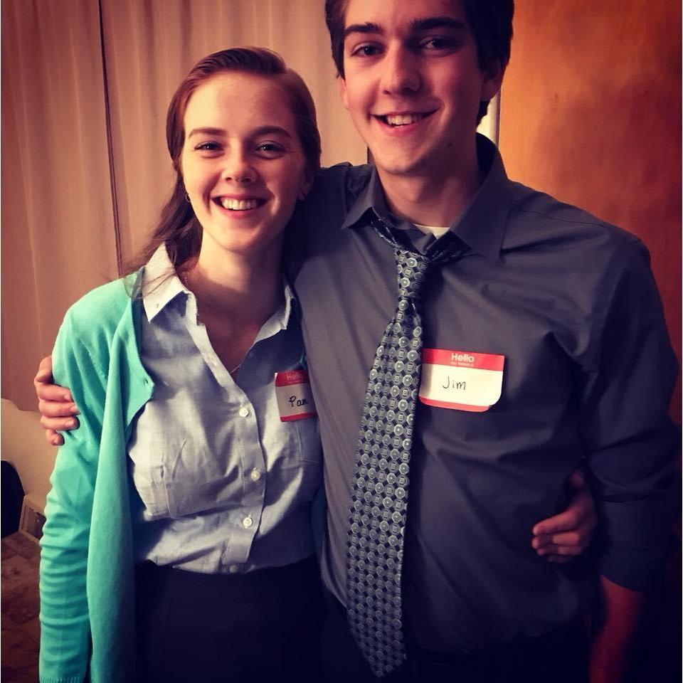 Halloween 2017. Jim and Pam from "The Office."