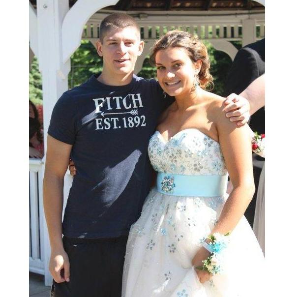 2011: Our first picture together at Nicole's senior prom