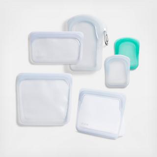 On The Go Reusable Silicone 6-Piece Set