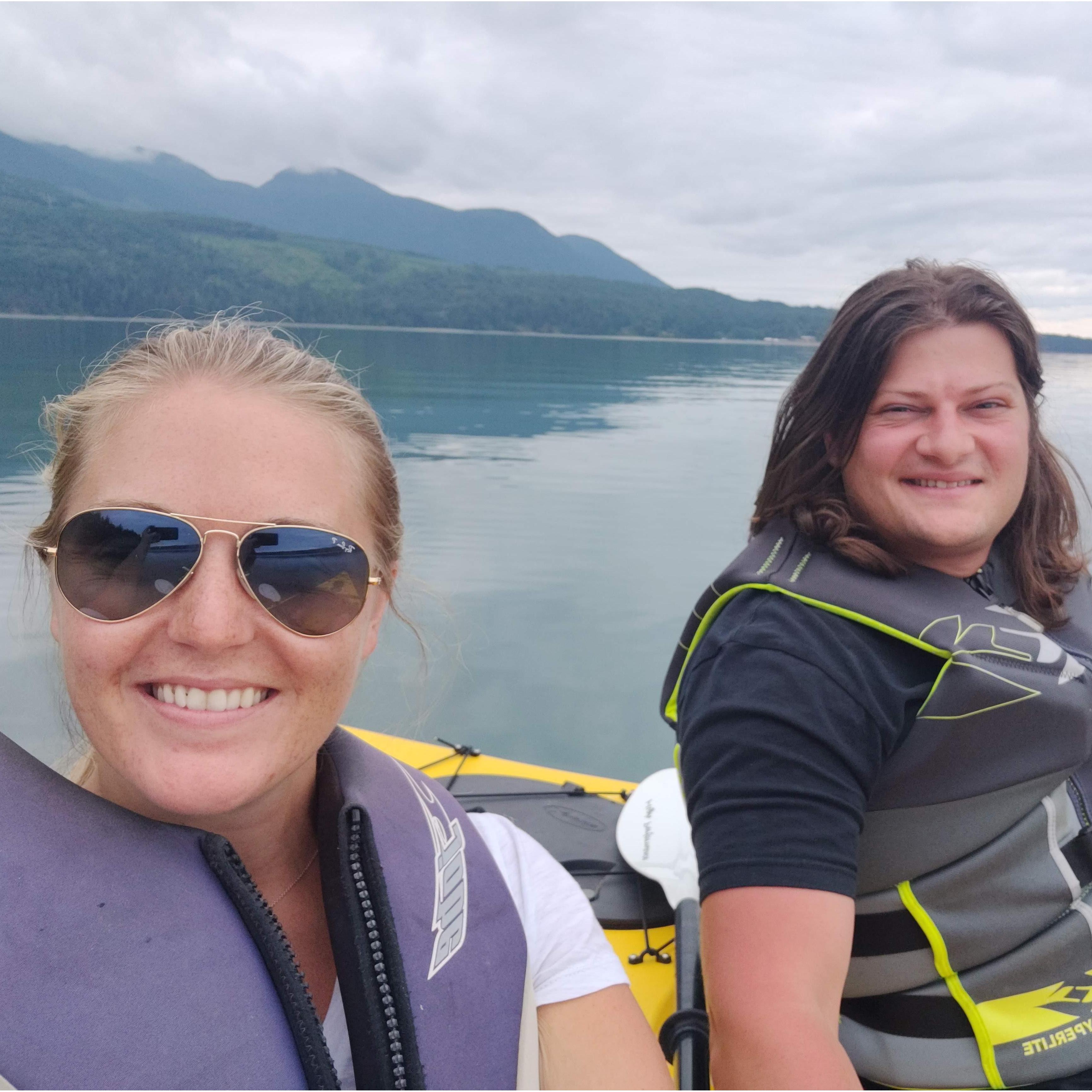Kayaking in Dabob Bay