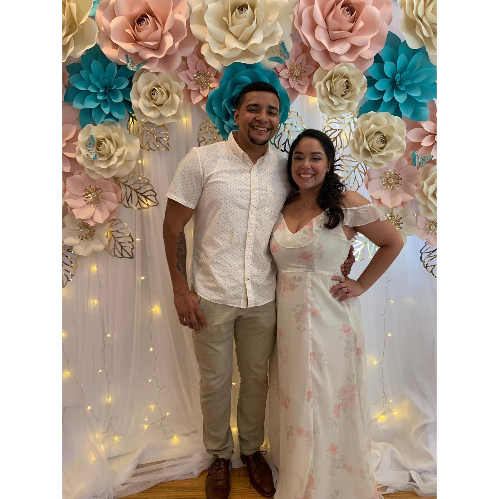 At Lauras Bridal shower