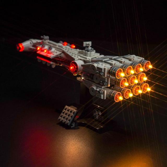 Hilighting Upgraded Led Light Kit for Lego New Hope Hope Tantive IV Building Set, Compatible with Lego 75376 (Model Not Included)