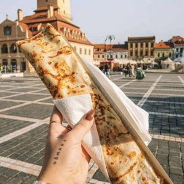 Dinner in Braşov, Romania