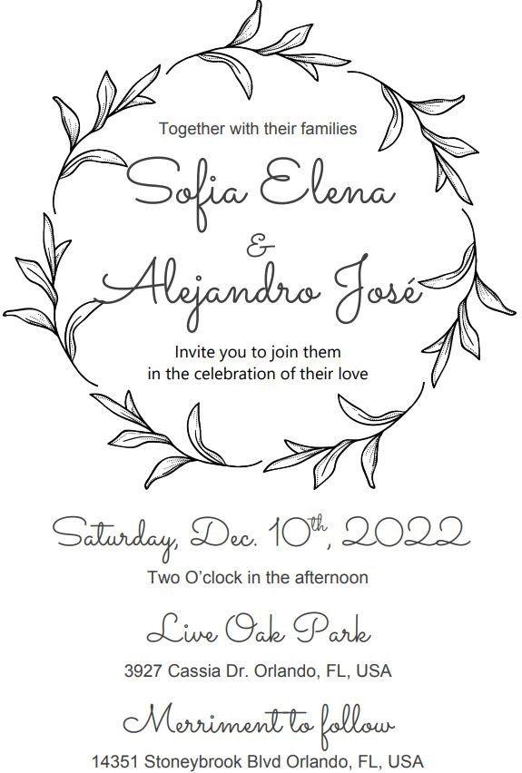 The Wedding Website of Alejandro Quintana and Sofía Salazar