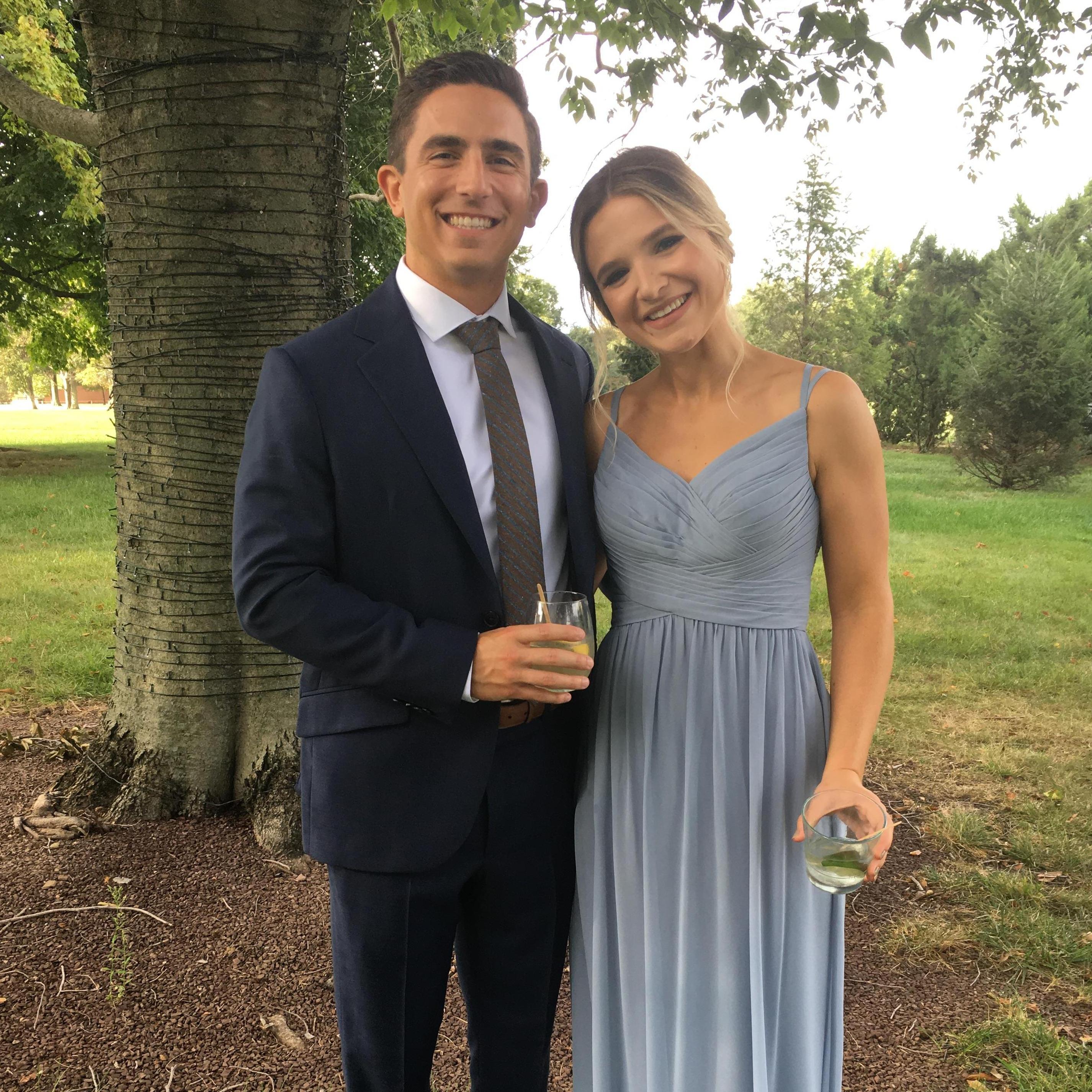 September 2019, at our best friend's wedding.
