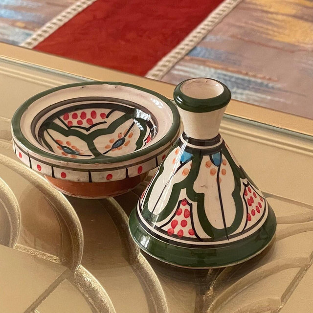 Colourful Mini Tagines | 1pc | Small traditional Tajine | Gift | Moroccan