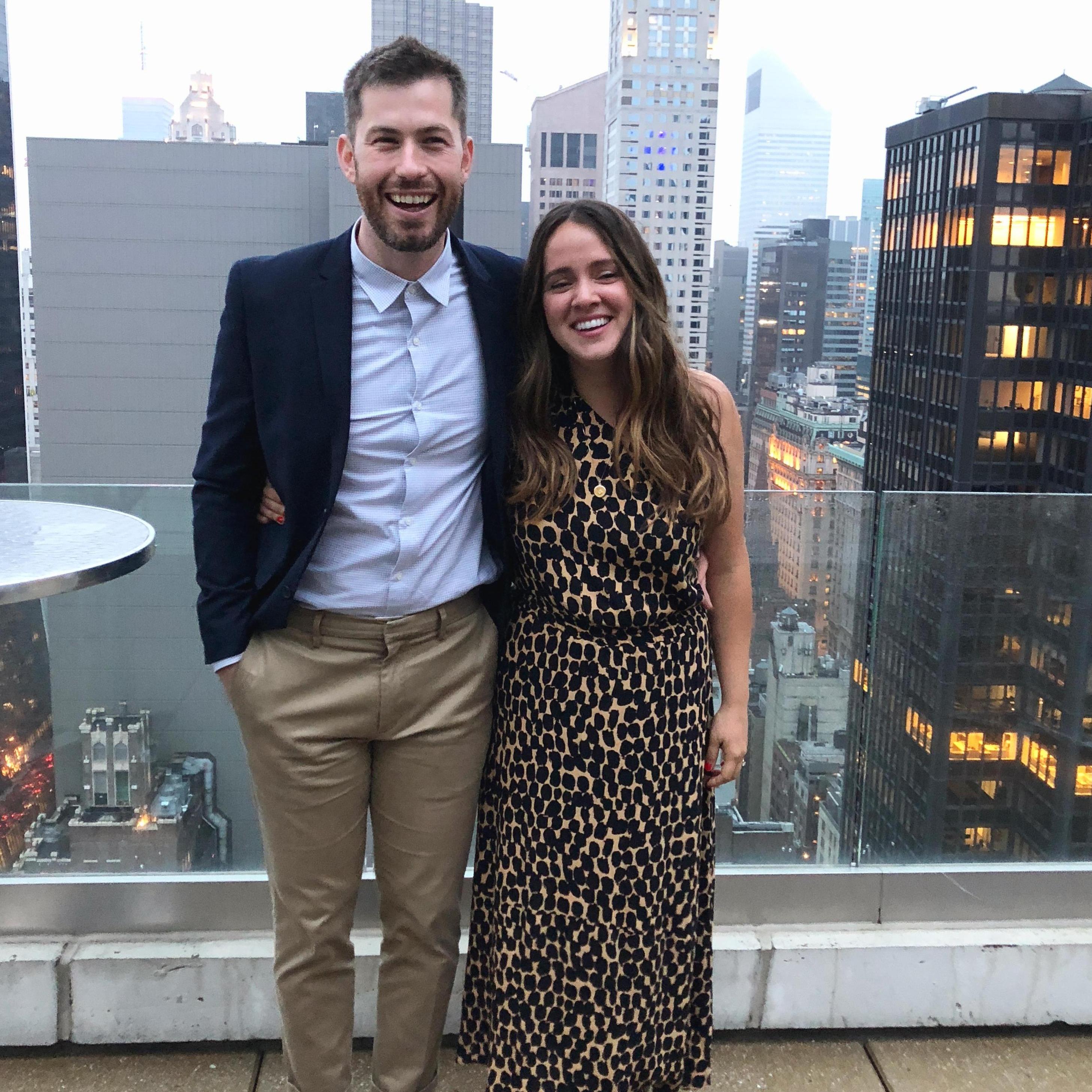 Celebrating Evan & Darley at their wedding in NYC