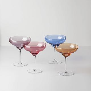 True Colors Margarita Glass, Set of 4