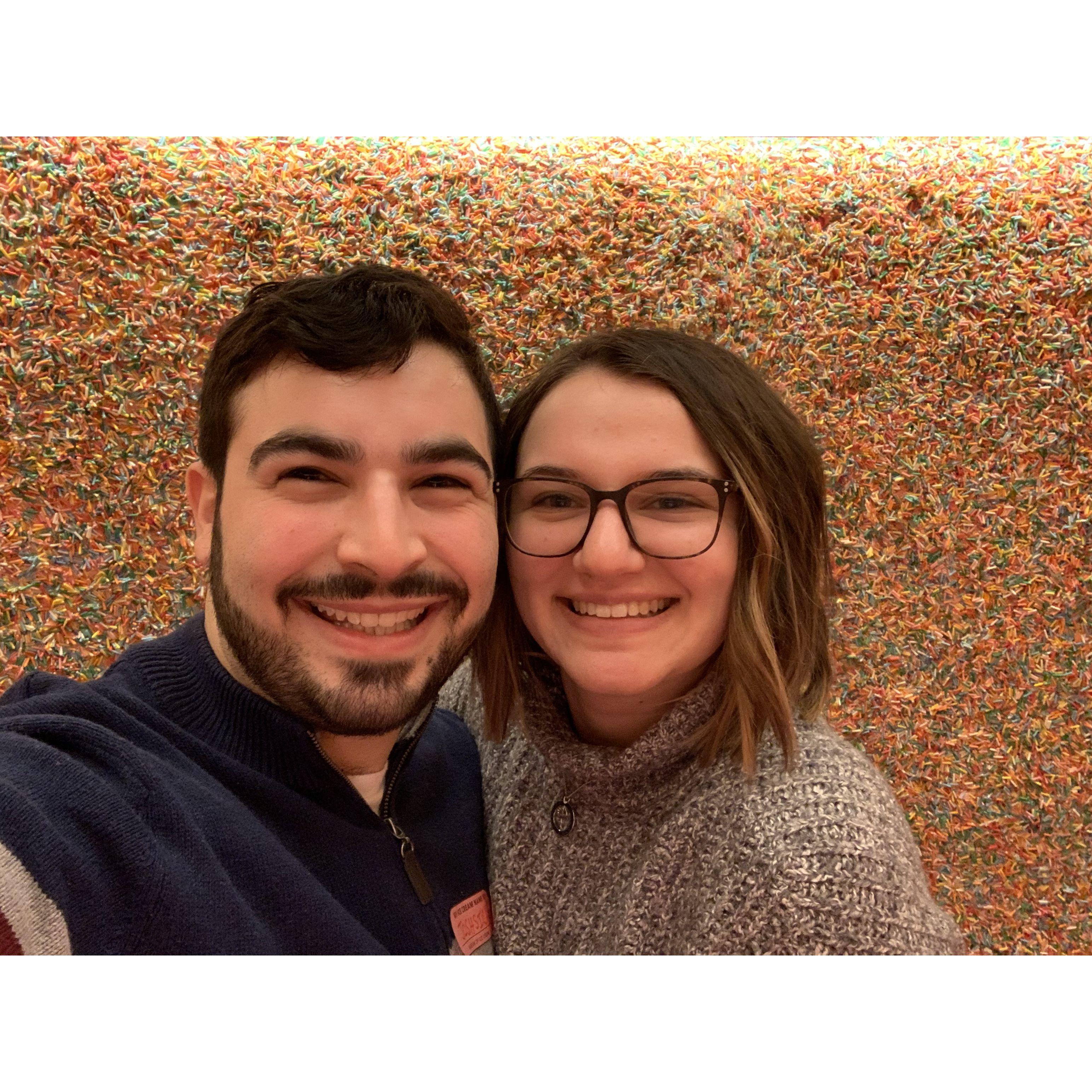 Valentine's Day 2020, Museum of Ice Cream Sprinkle Wall