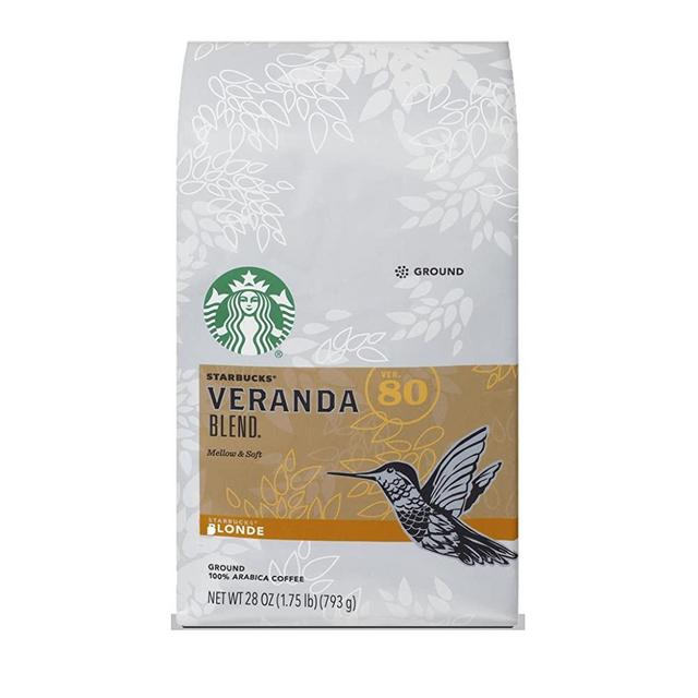 Starbucks Veranda Blend Light Blonde Roast Ground Coffee, 28 Ounce (Pack of 1) bag