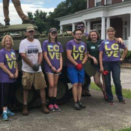 The day we met- we stood next to each other. Only took us a year to admit we liked each other