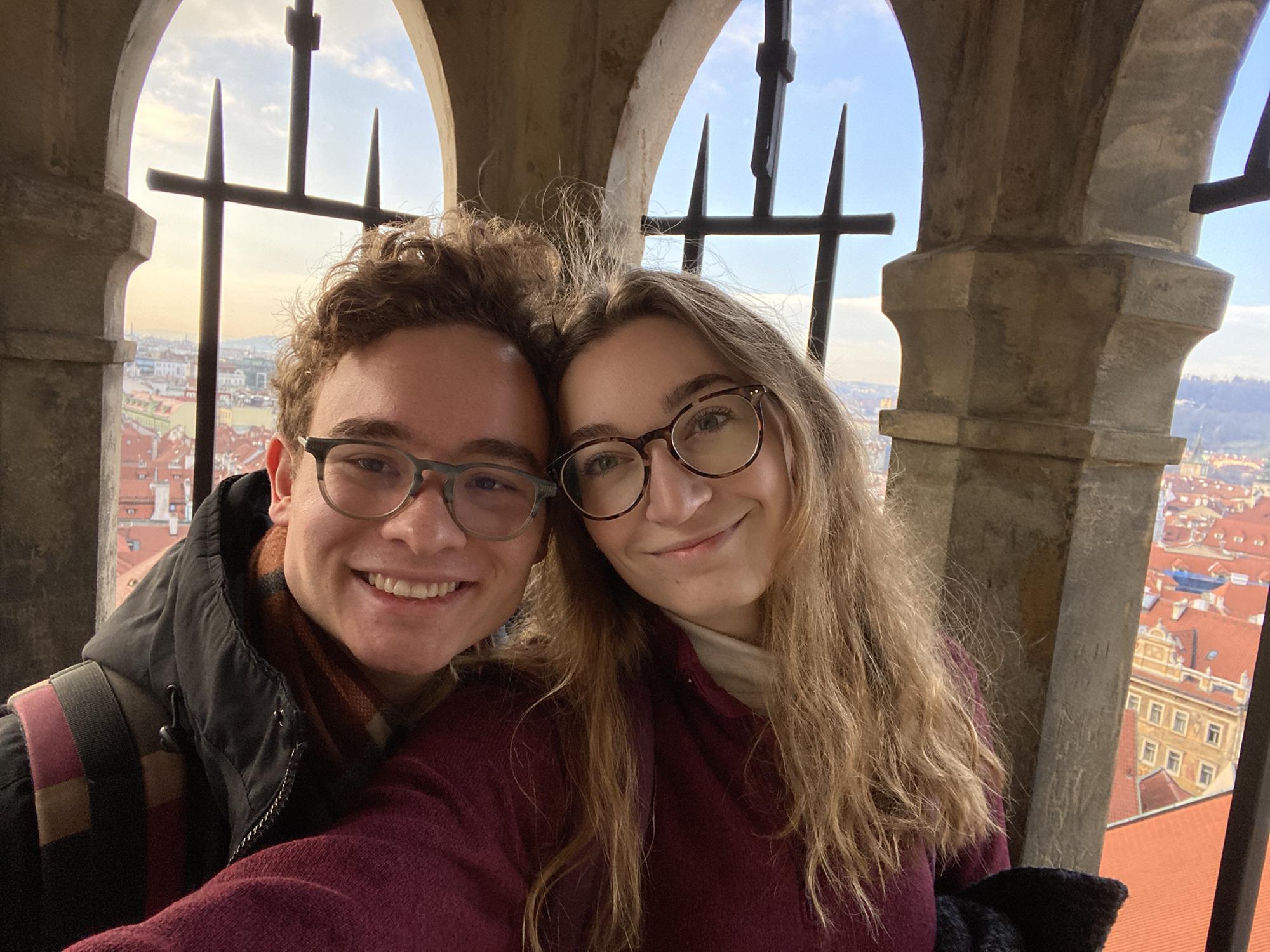 December 2021 in Prague at the top of the famous astronomical clock