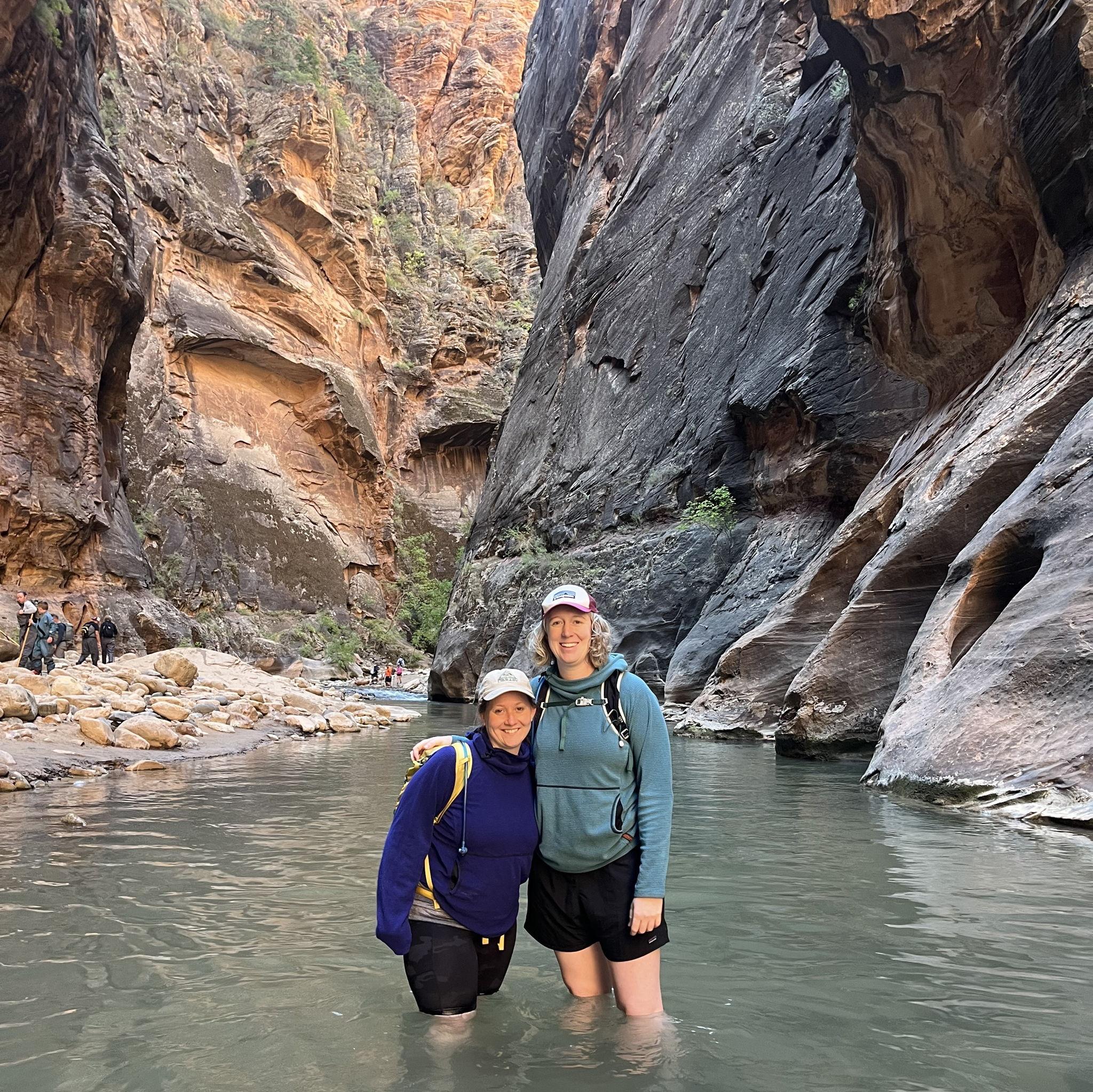 Exploring Zion National Park together
