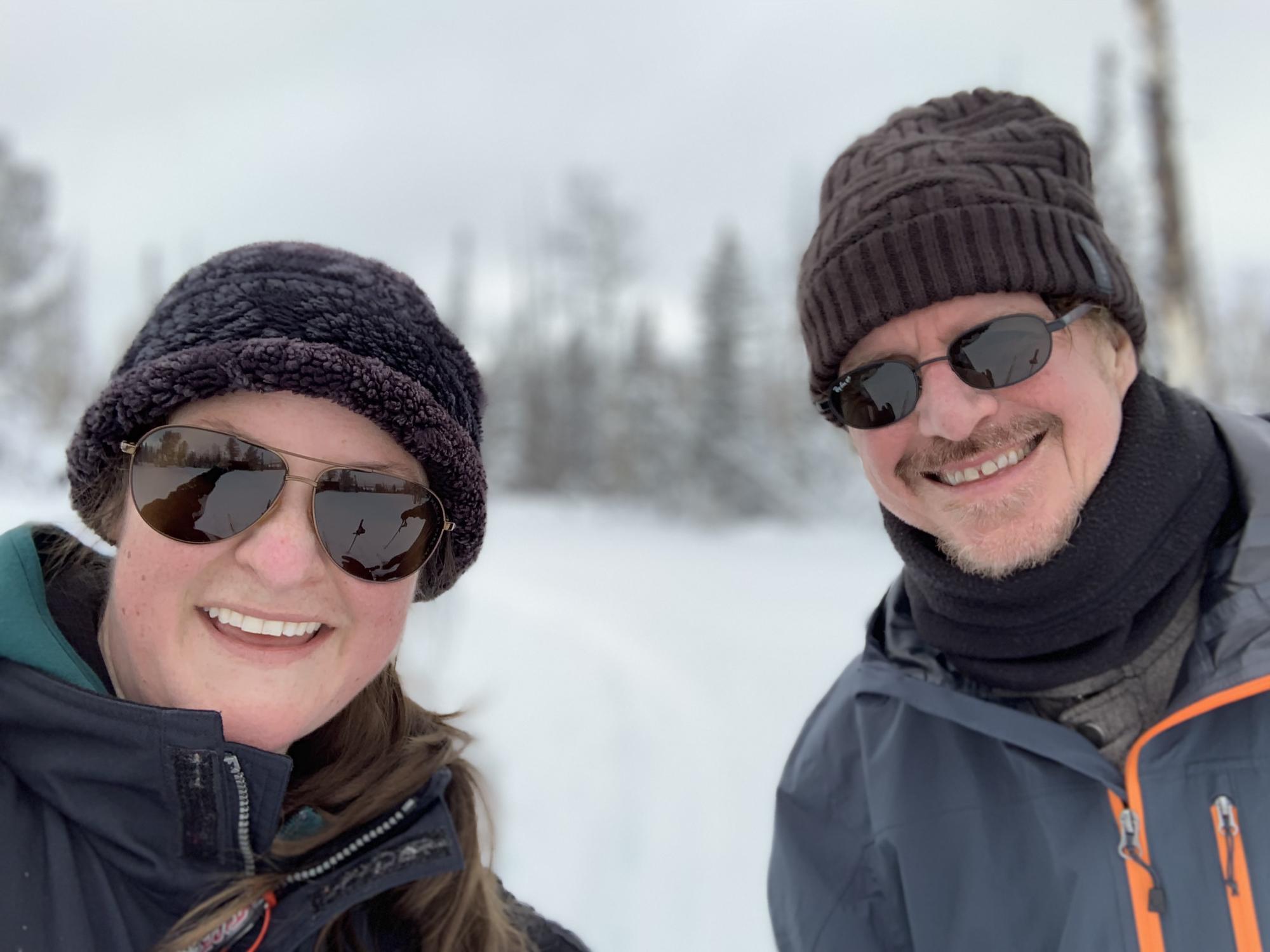 Cross country skiing in Utah December 2019.