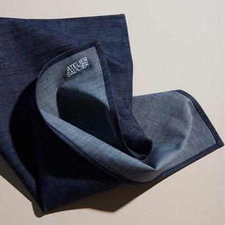 Dark Denim Linen Napkin, Set of 4