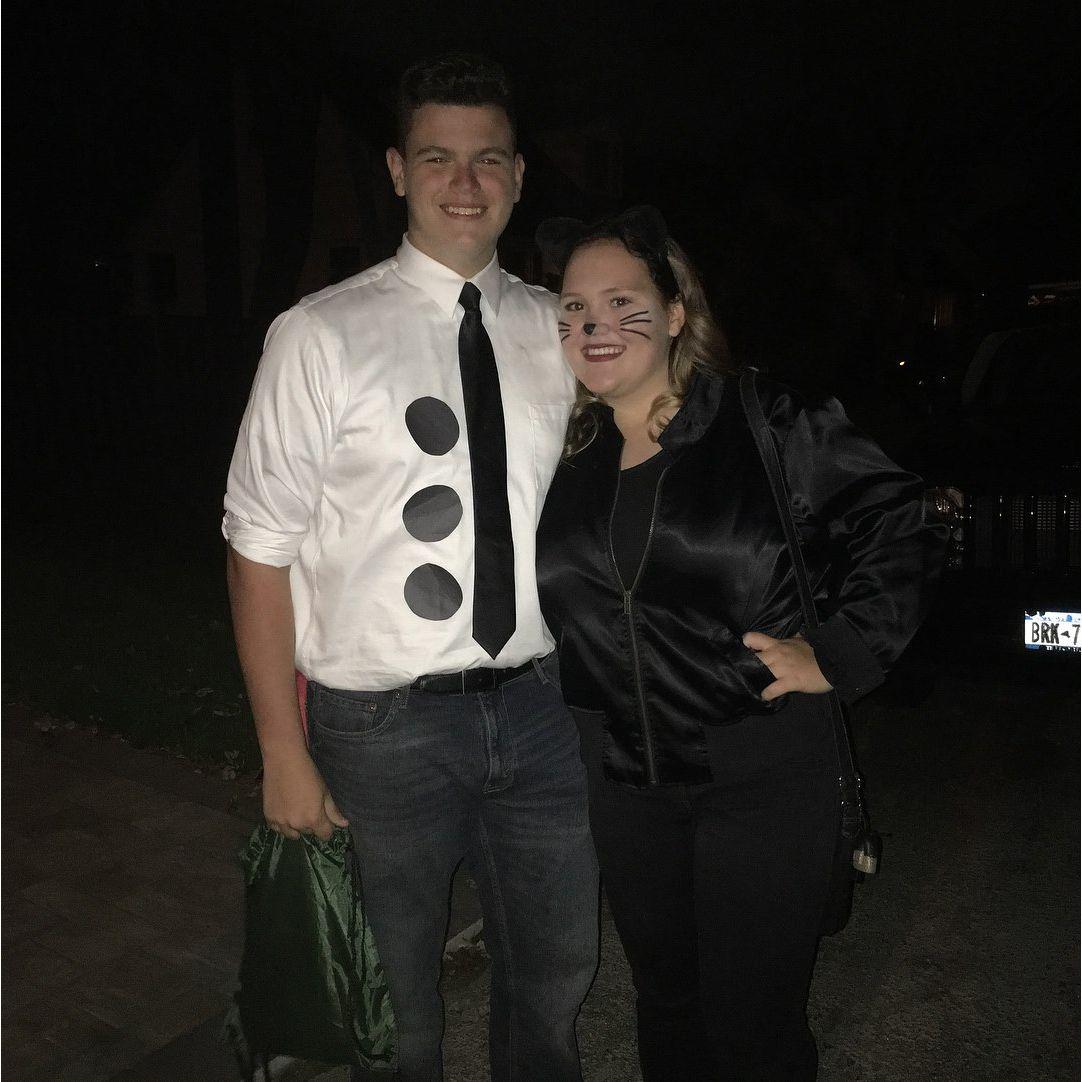 Our first couples costume! We were Jim & Pam from The Office