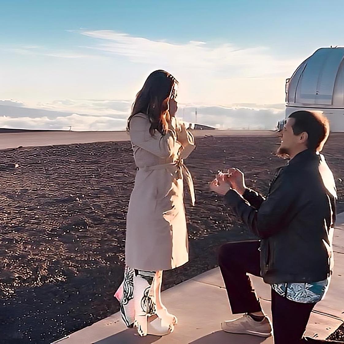 9.1.25. Less than a month before they moved to Oahu, he decided to propose. To this day, he’s still convinced that she was completely surprised (she wasn't totally, but she was still ecstatic!)