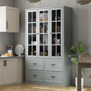 Binegar 78.7'' China Cabinet - Blue