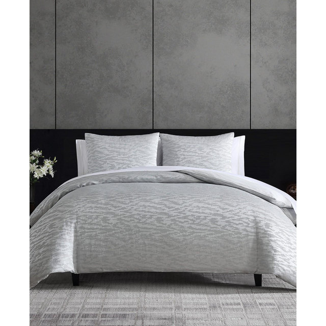 Vera Wang Illusion 3 Piece Comforter Set, Queen