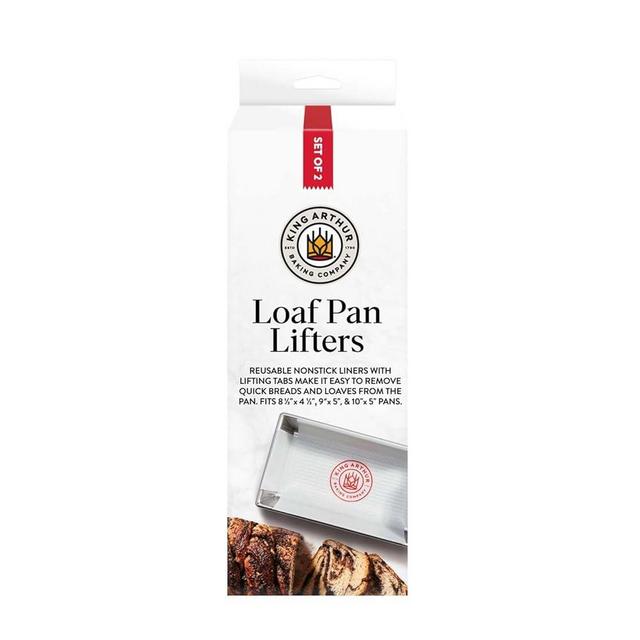 King Arthur Baking Company Loaf Pan Lifters, Reusable Nonstick European-Grade Silicone, Set of 2
