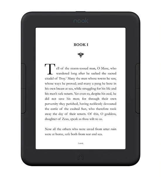 Barnes & Noble Nook Glowlight 4e eReader 6" Touchscreen 8GB Black (Renewed)