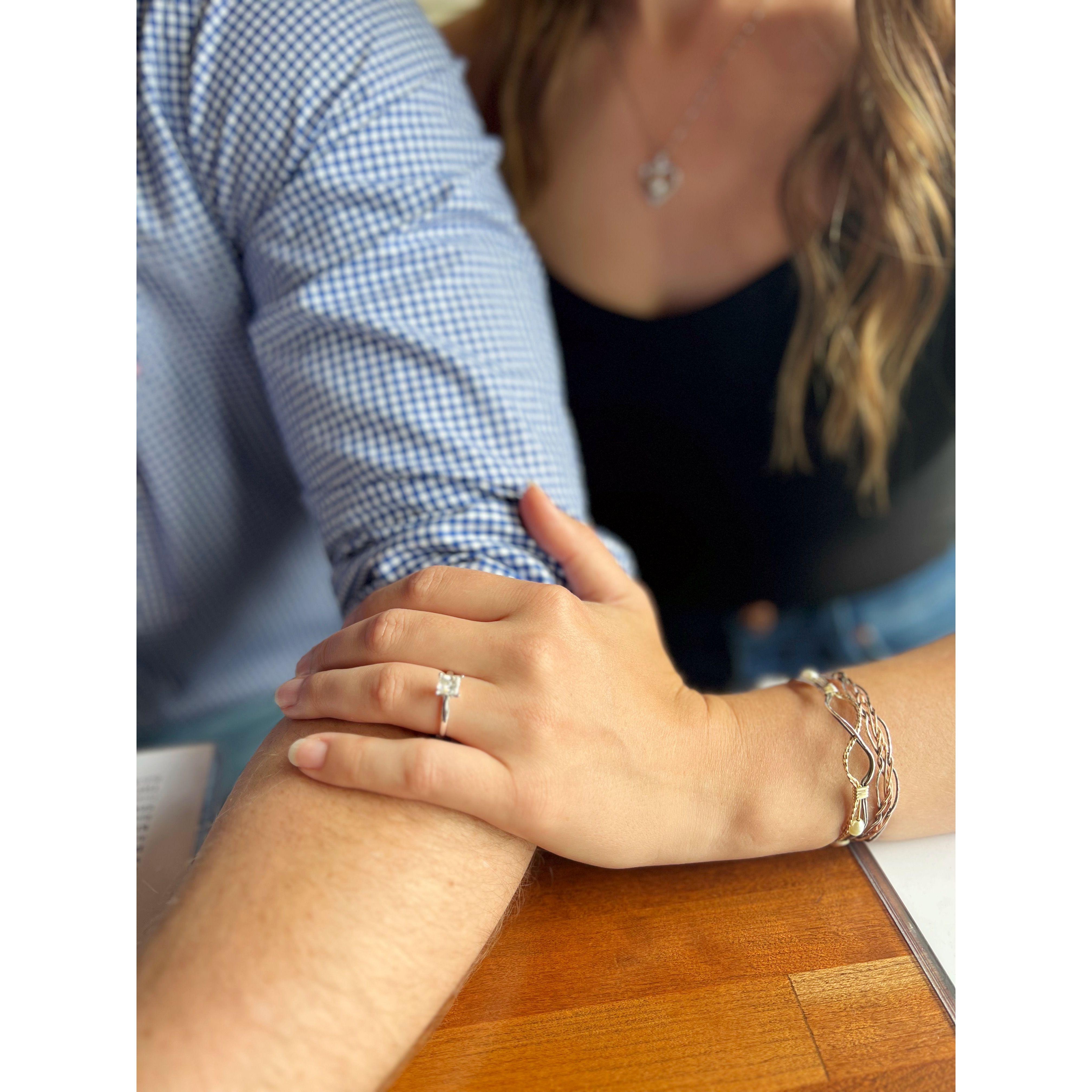 The day we got engaged