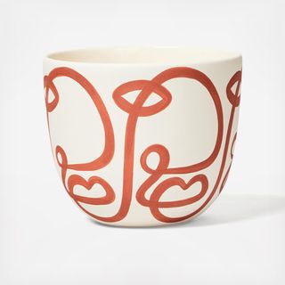 Medium Cara Planter with Saucer