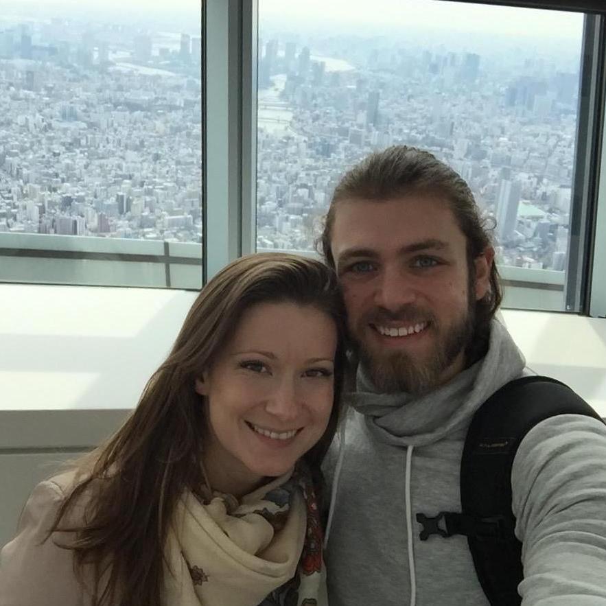 The view from the top of Tokyo Skytree. 2017