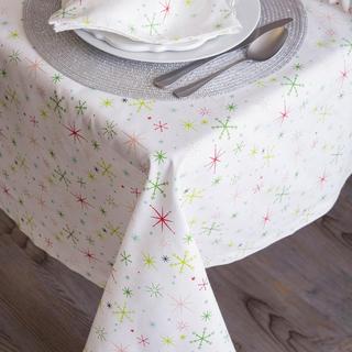 Christmas Star Print Tablecloth