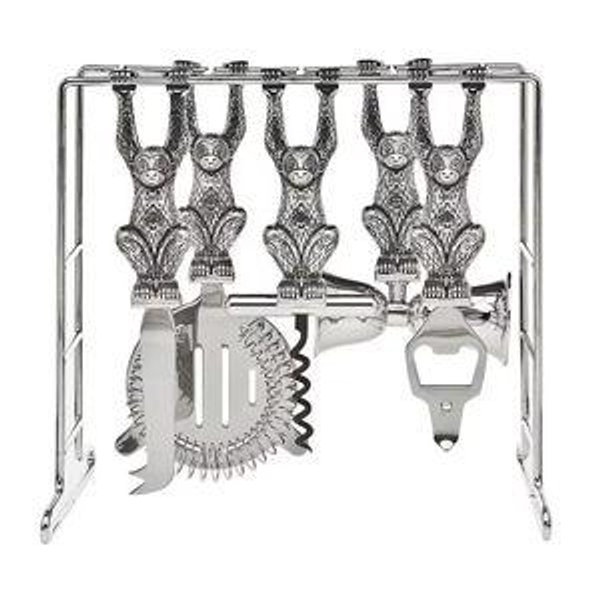 Godinger Monkey Bar Bar Tool 6-Piece Set