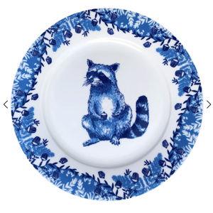 Raccoon Willow Dessert Plate