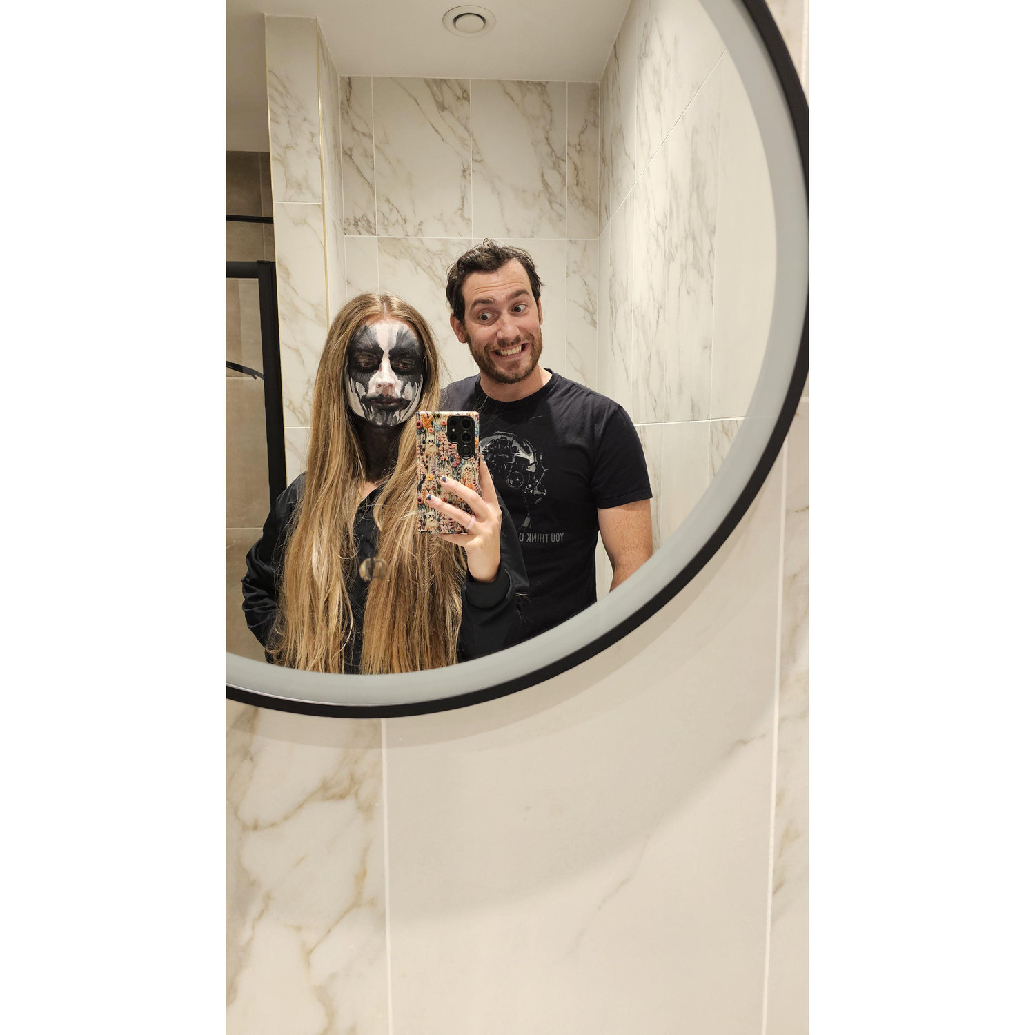 I took Matt to Ireland for his 30th birthday and to celebrate Halloween. He dressed up as a supportive partner.