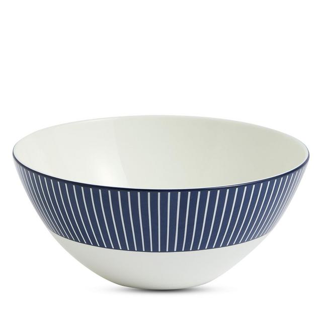 Wedgwood GIO 6.2" Cereal Bowl, Pinstripe Blue