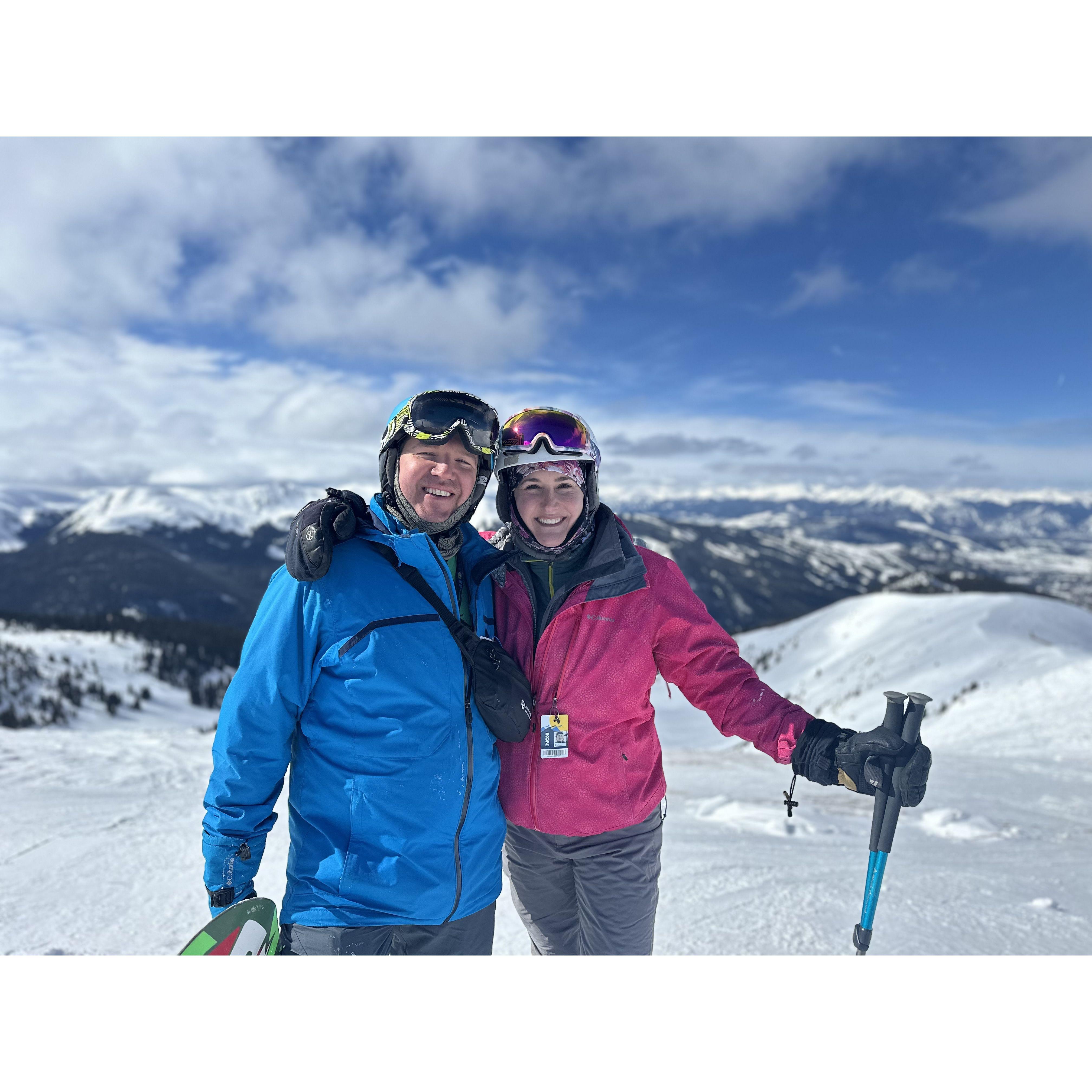 Skiing at Arapahoe Basin