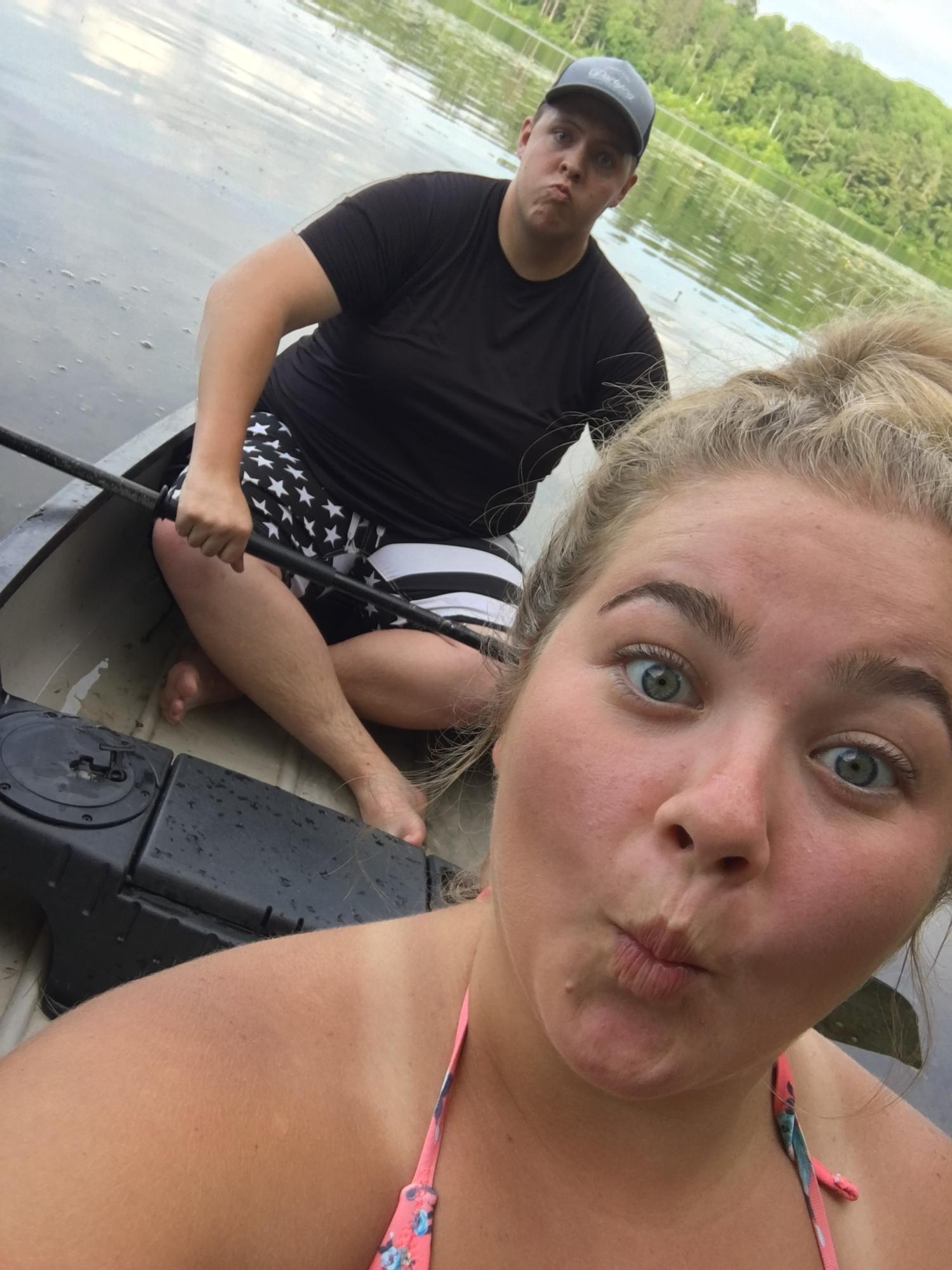 Logan spent a week with the Frost side of the family...he got out with only minor scars ;)