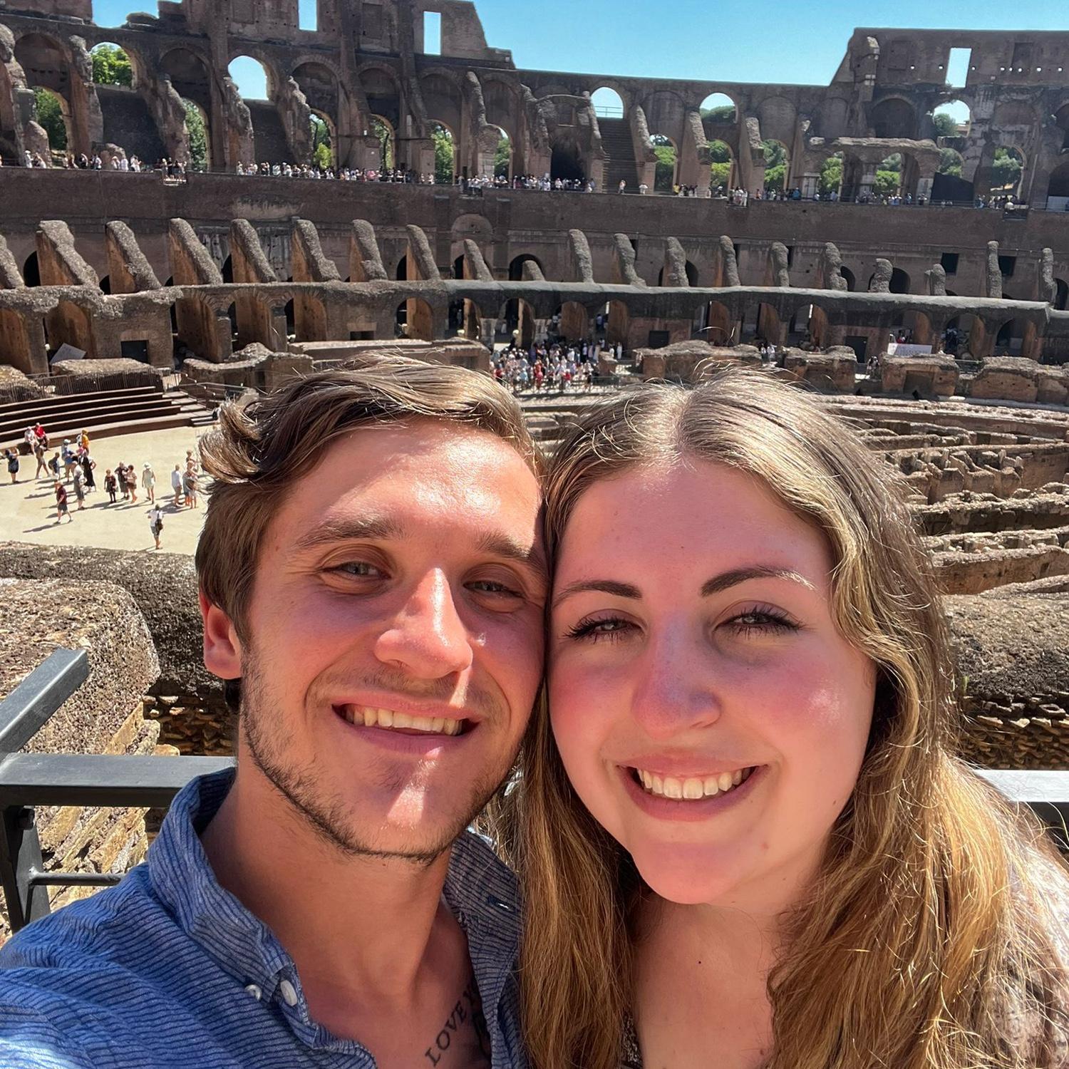 Summer 2022
Max studied abroad in Italy, so Alexia went to visit him for 10 days. They both want to go back there on their honeymoon.