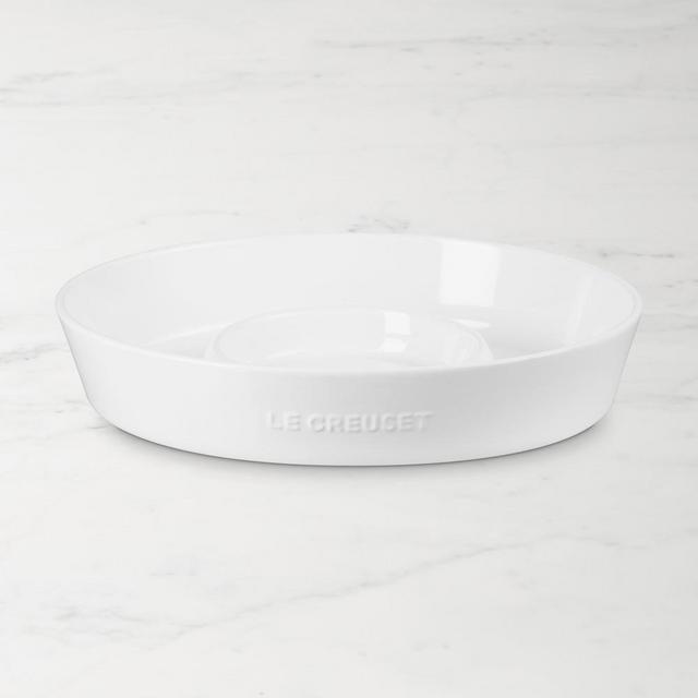 Le Creuset Chip & Dip Platter, White