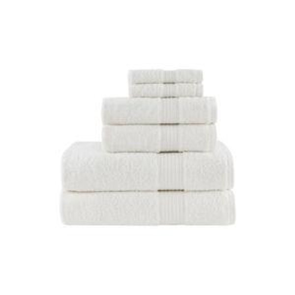 100% Organic Cotton 6pc Absorbent Ultra Soft Bath Towel Set