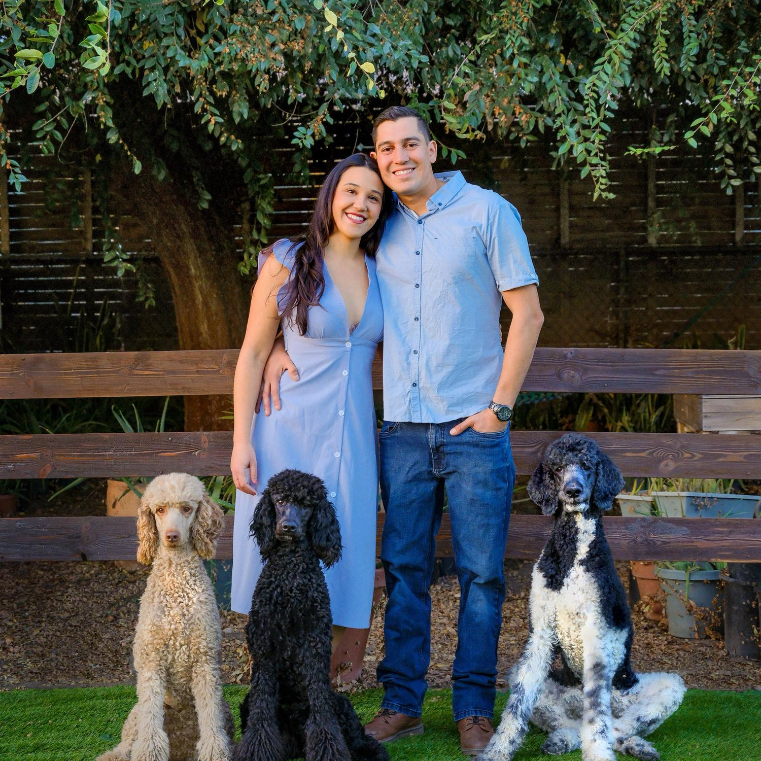 Their first family portrait in November 2023
