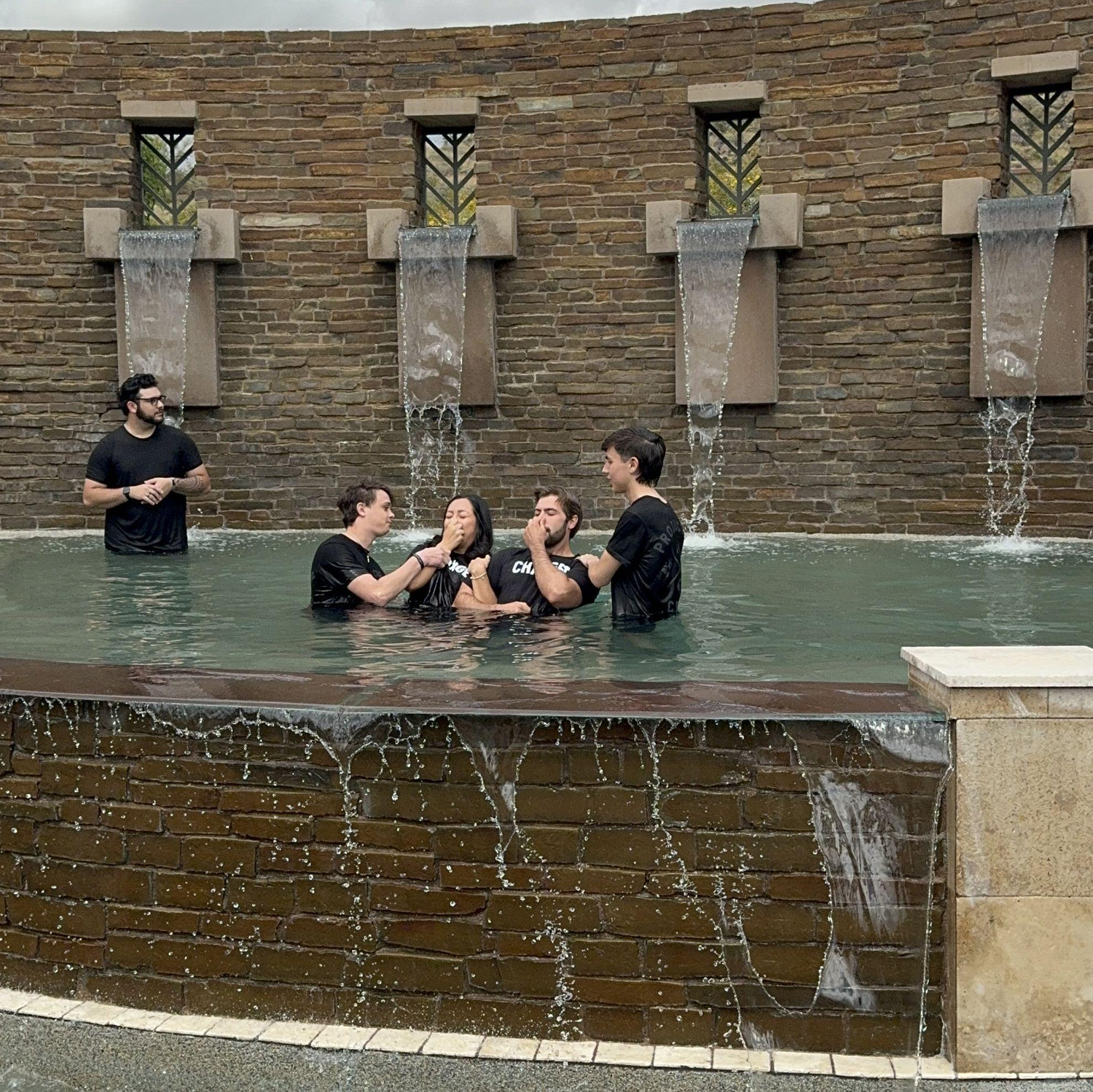 We got Baptized